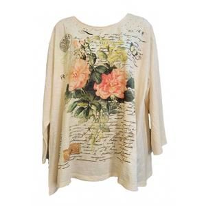 NEW PAPERLACE floral tee